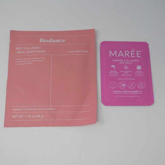 BIODANCE Bio-Collagen Real Deep Mask Sheet 34g - 1 Sheet & Maree Marine Eye Gels - Picture 1 of 5